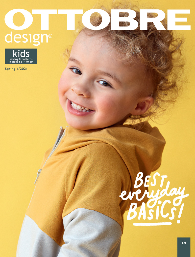 Časopis Ottobre design kids 1/2021 fr/eng - instrukce
