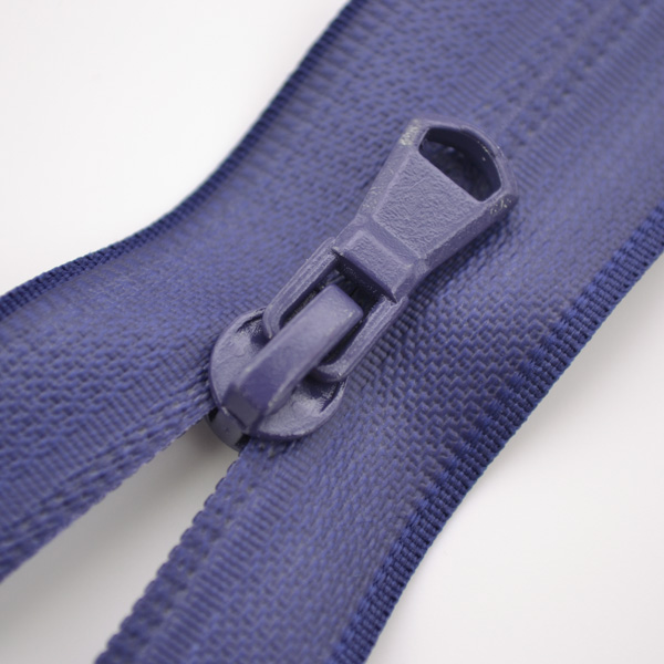 Zip Sarah voděodolný dělitelný 5mm - modrá 70 cm