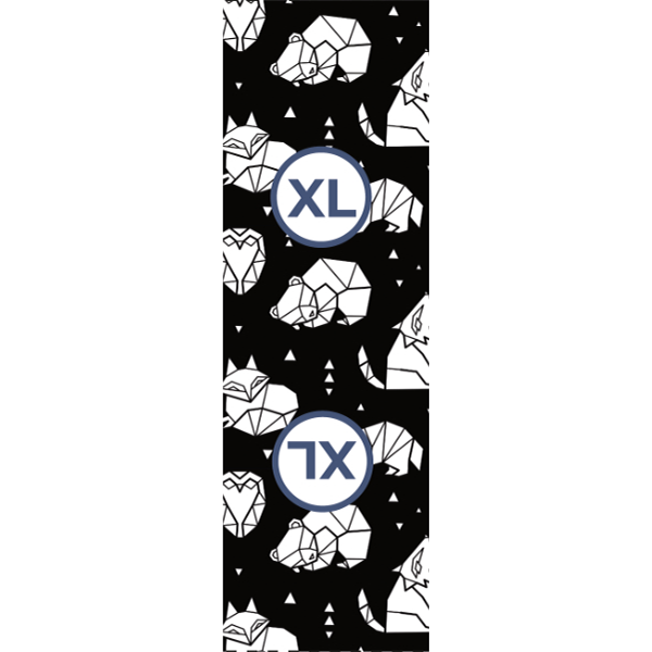 Velikostní štítek na oblečení set 10ks - Geometrická zvířátka XL