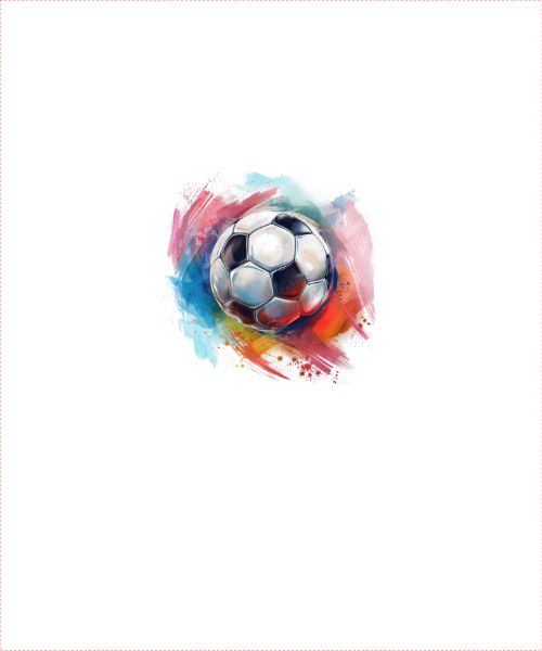 Panel z nepromokavého polyesteru 49x49 fotbalový míč