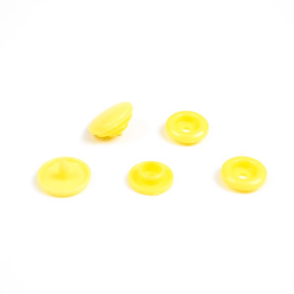 Patentky 10 mm žlutá - balení 20 ks