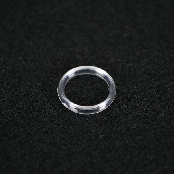 Kroužek na prádlo 12 mm transparentní - balení 10 ks