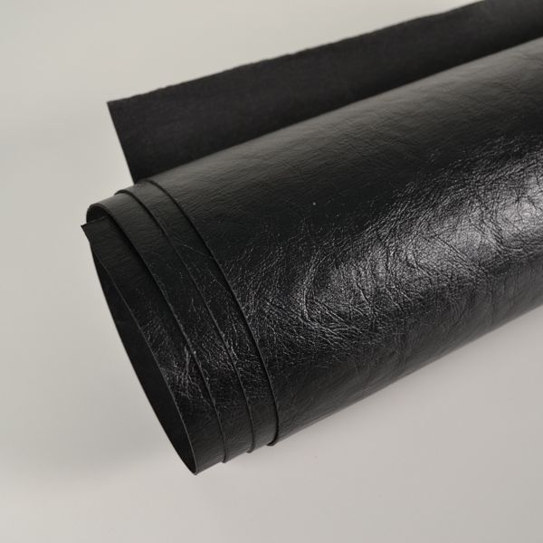 Omyvatelný kraftový papír Max černý - efekt kůže