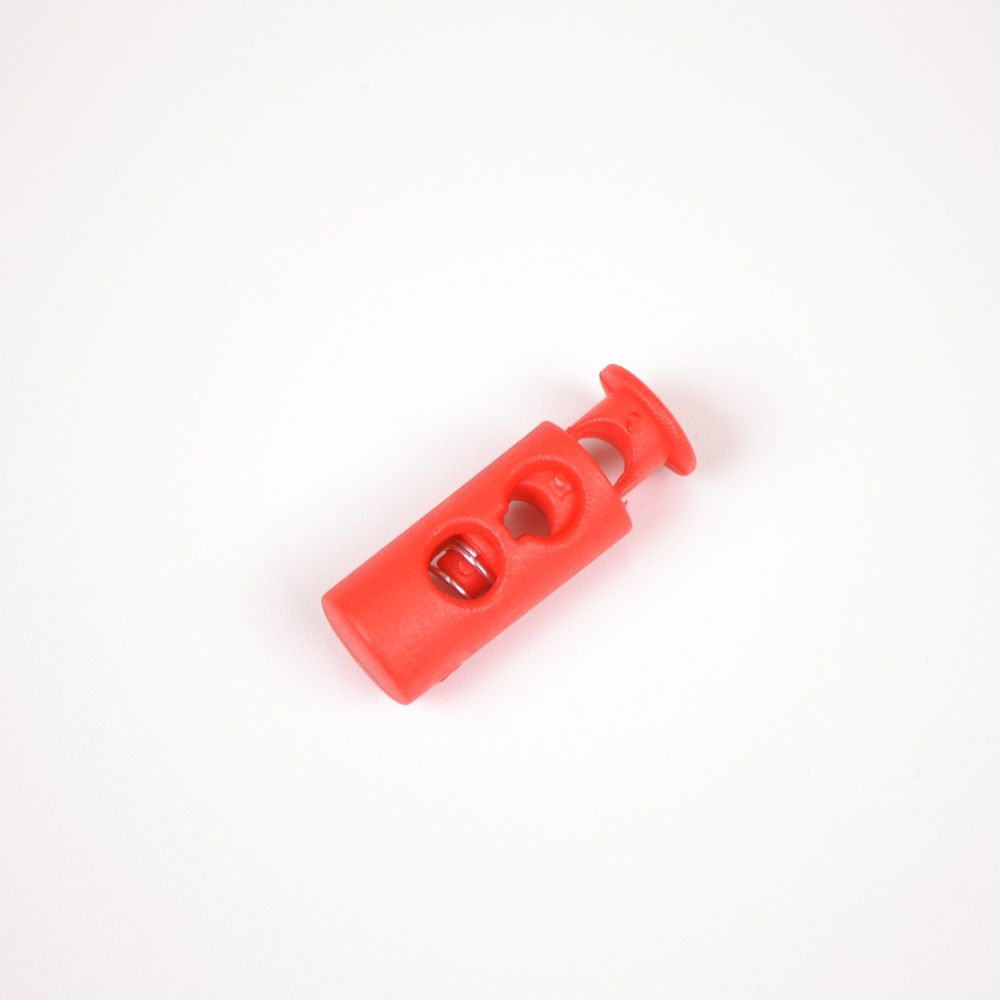Plastová brzdička 5 mm červená - balení 10 ks