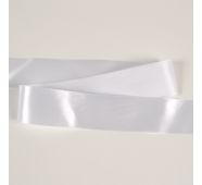 Saténová stuha 50 mm barva bílá