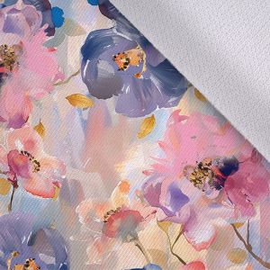 Jarní softshell premium jarní květiny pastel malovaný