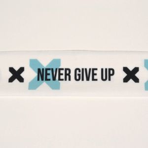 2. Třída - Hotový funkční náplet motivační texty modrý - Never give up