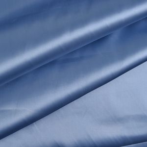 Taft satén barva kovová modrá