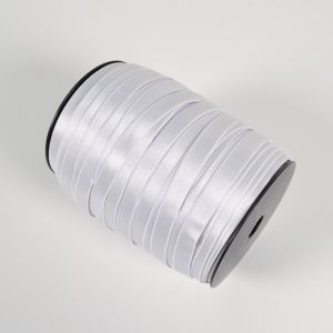 Guma saténová / ramínková šířka 12 mm bílá