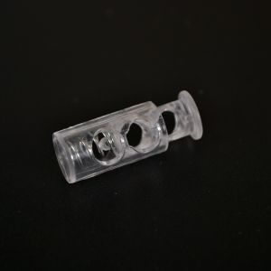 Plastová brzdička 5 mm transparentní - balení 10 ks