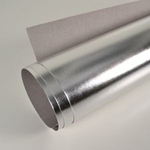 Omyvatelný kraftový papír Max stříbrný 50x150 cm