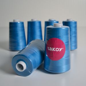 Overlock/coverlock polyesterová nit TKY 5000 barva modrá