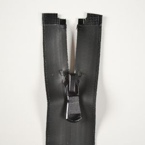 Zip Sarah voděodolný se dvěma běžci 5 mm - černá 90 cm