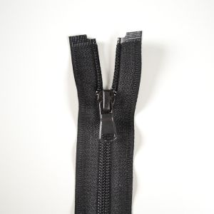 Zip Sarah spirálový dělitelný 5mm - černá 55 cm