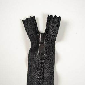 Zip Sarah spirálový nedělitelný 5 mm - černá 17 cm
