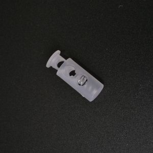 Plastová brzdička 5 mm mléčná - balení 10 ks
