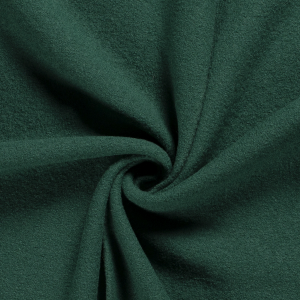 Vlněná kabátová látka/ loden zelená
