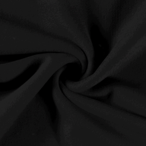 Zbytek - Látka bavlněný fleece premium černá