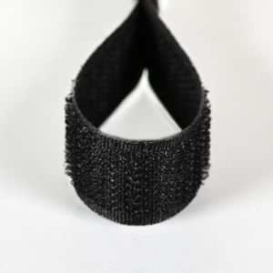 Zbytek - Suchý zip háček černý 2 cm