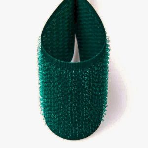 Zbytek - Suchý zip háček tmavě zelený 2 cm