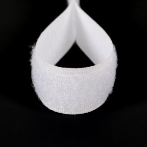 Zbytek - Suchý zip plyš bílý 2 cm