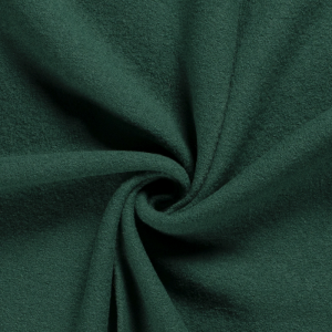 Zbytek - Vlněná kabátová látka/ loden zelená