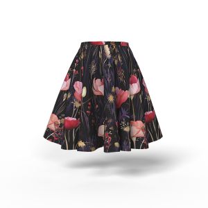 Panel na kolovou sukni bavlna premium poppy violet