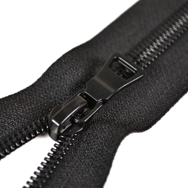 Zip Sarah spirálový dělitelný 5mm - černá 65 cm