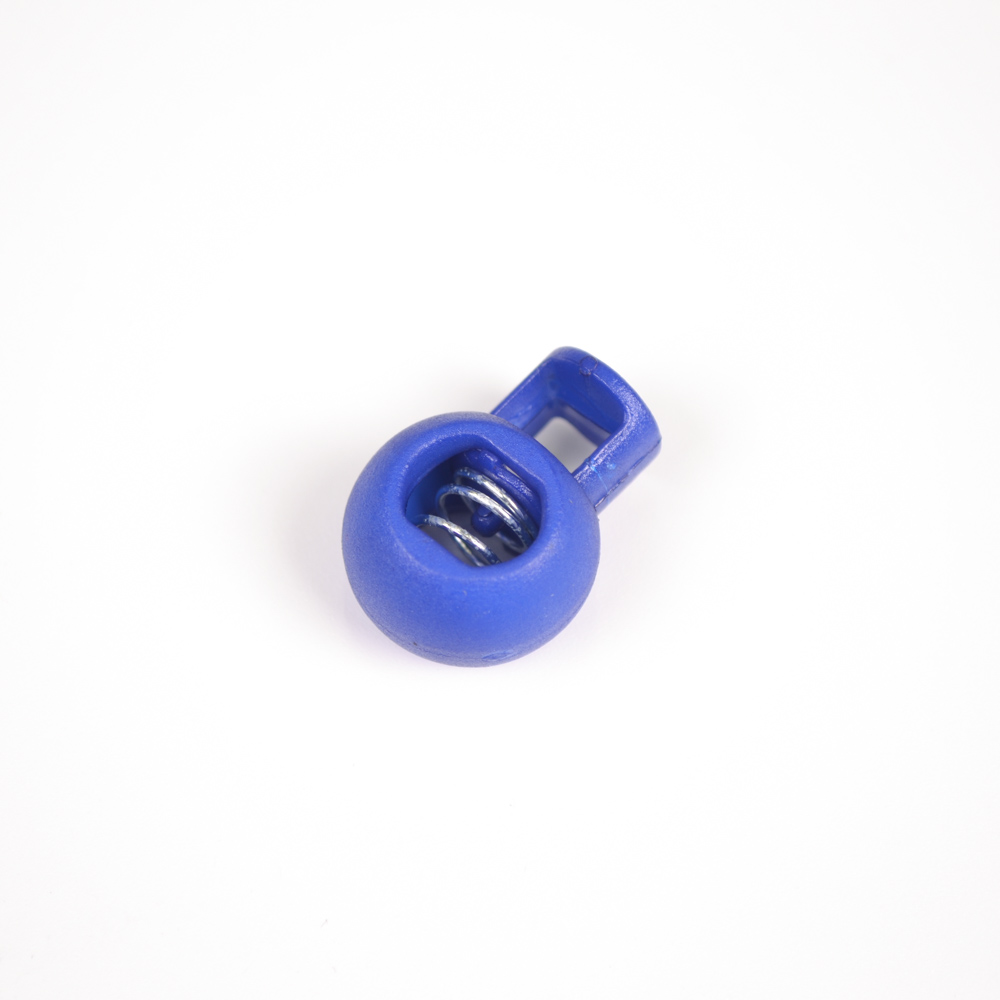 Plastová brzdička kulatá 9 mm tmavě modrá - balení 10 ks