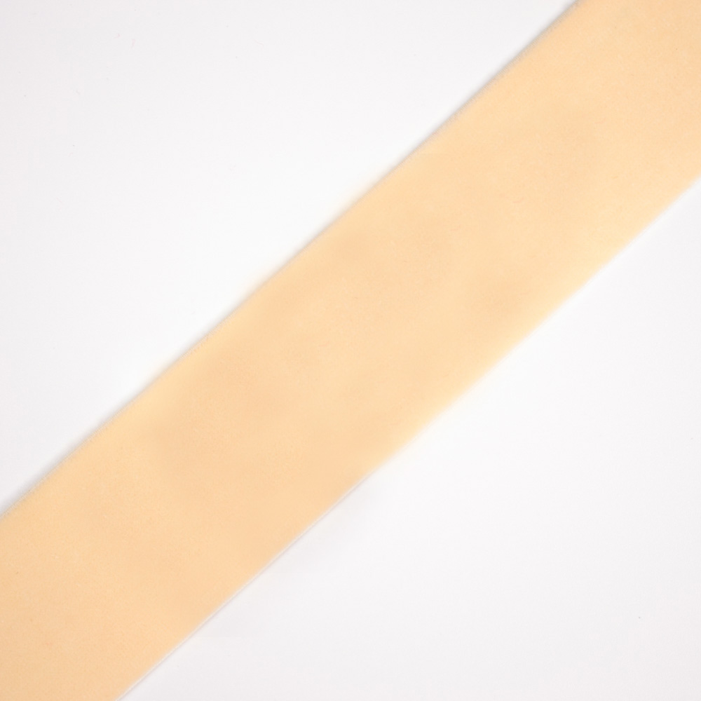 Levně Elastická sametová guma 4 cm ecru