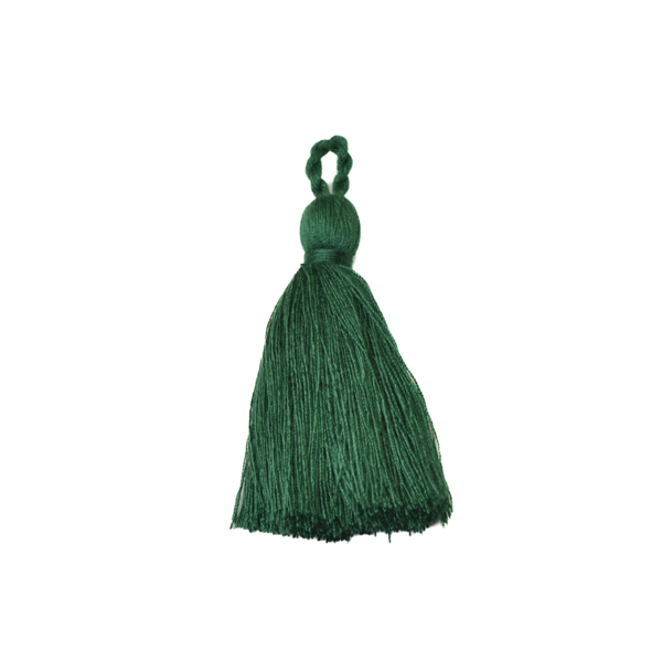 Dekorační střapce 10 cm smaragdové